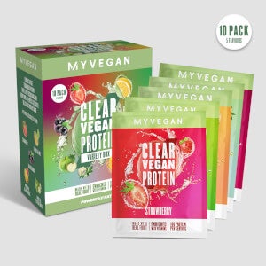 Clear Vegan Protein (verpakking met verschillende smaken)