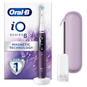 Oral-B iO8 Violet Electric Toothbrush with Zipper Case