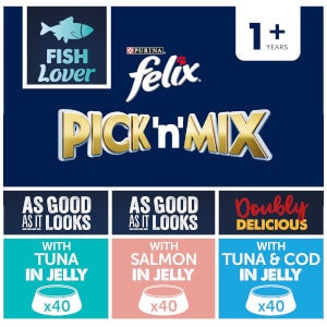 Felix Pick 'n' Mix Fish Lover in Jelly 120 pack