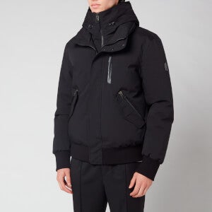 Mackage Men's Dixon Down Bomber Jacket with Removable Hooded Bib - Black