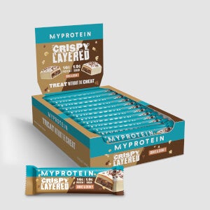 Myprotein Crispy Layered Bar, Cookies and Cream, 12x58g