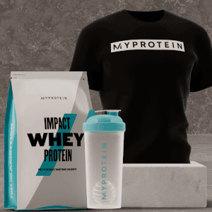 Whey Protein Starter Pack - Black T-Shirt