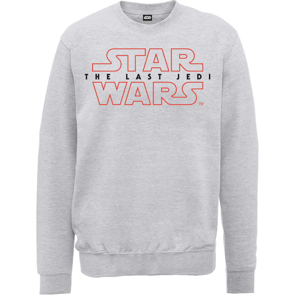 Star Wars The Last Jedi Men's Grey Sweatshirt