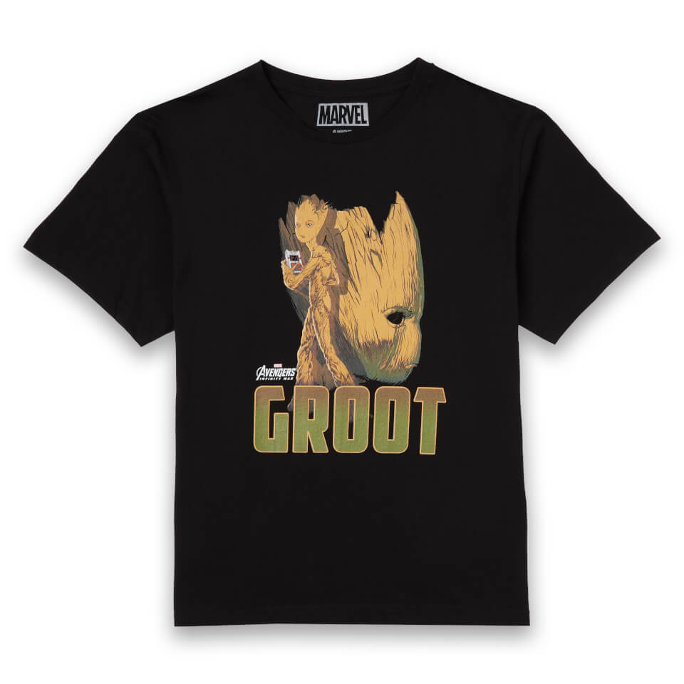Avengers Groot Men's T-Shirt - Black