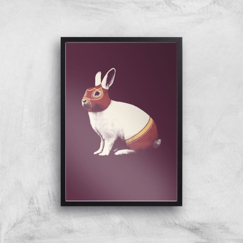 Florent Bodart Lapin Catcheur Art Print
