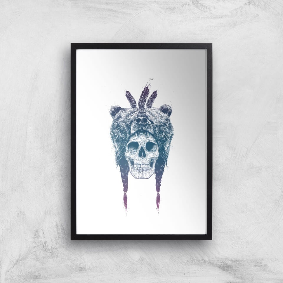 Balazs Solti Bear Head Art Print