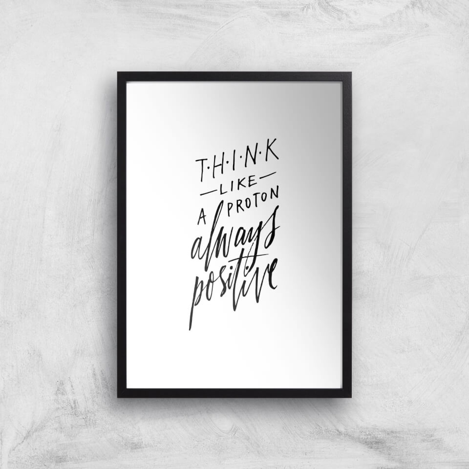 PlanetA444 Think Like A Proton Art Print