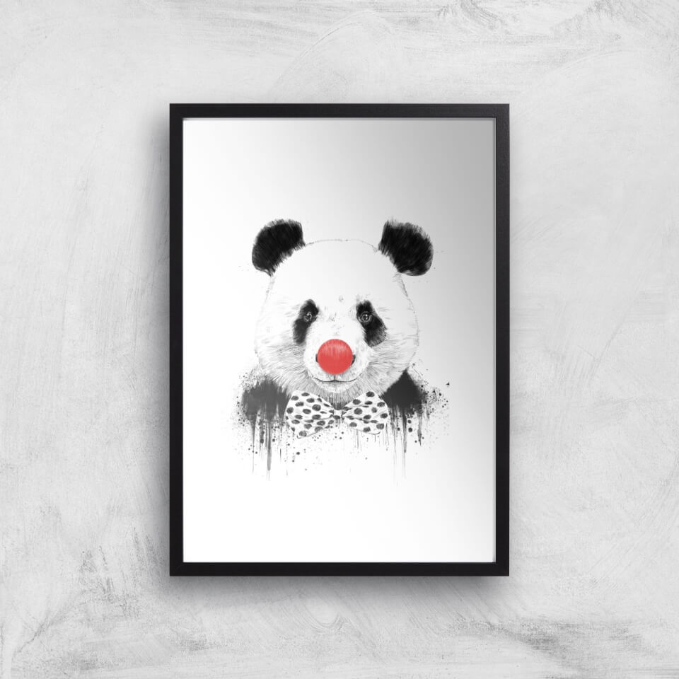 Balazs Solti Red Nosed Panda Art Print