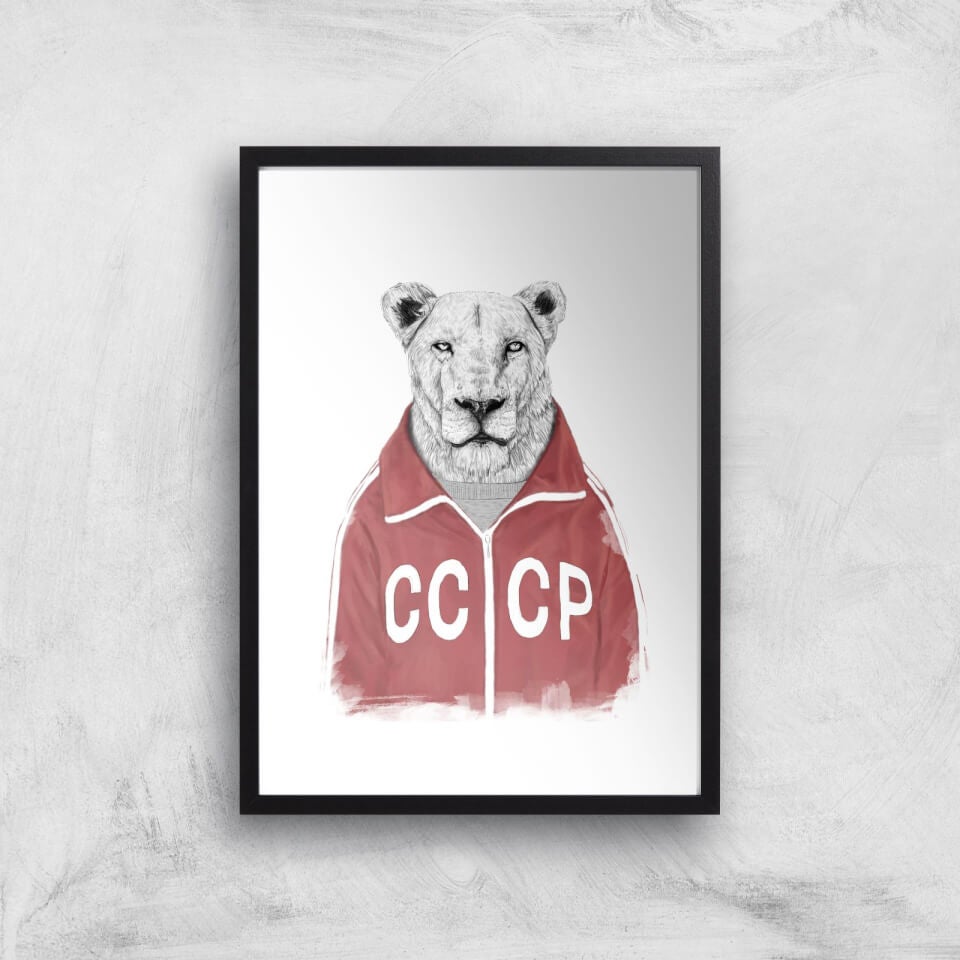 Balazs Solti CCCP Lion Art Print