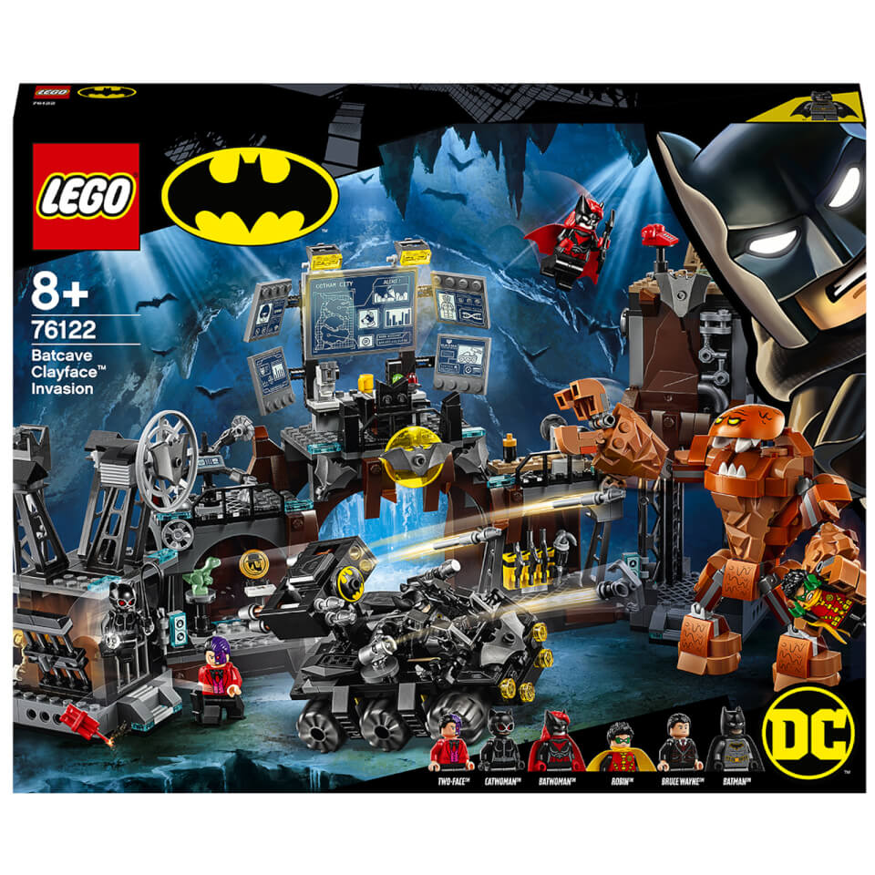 LEGO DC Batman Batcave Clayface Invasion Building Toys (76122)