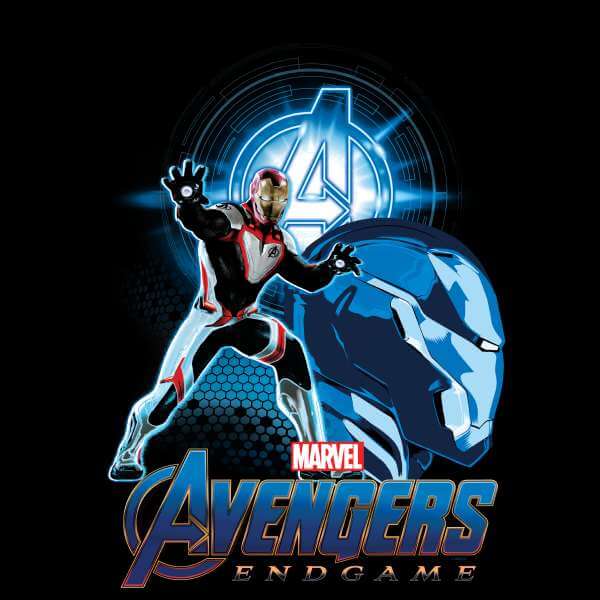Avengers: Endgame Iron Man Suit Men's T-Shirt - Black 0