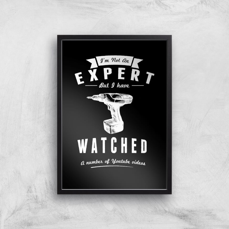 Im Not An Expert Art Print