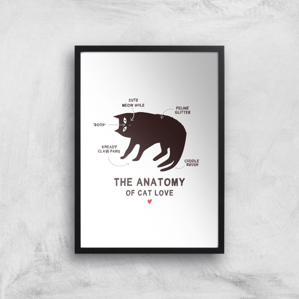The Anatomy Of Cat Love Art Print