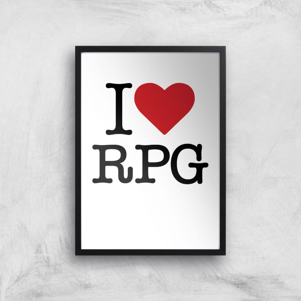 I Love RPG Art Print