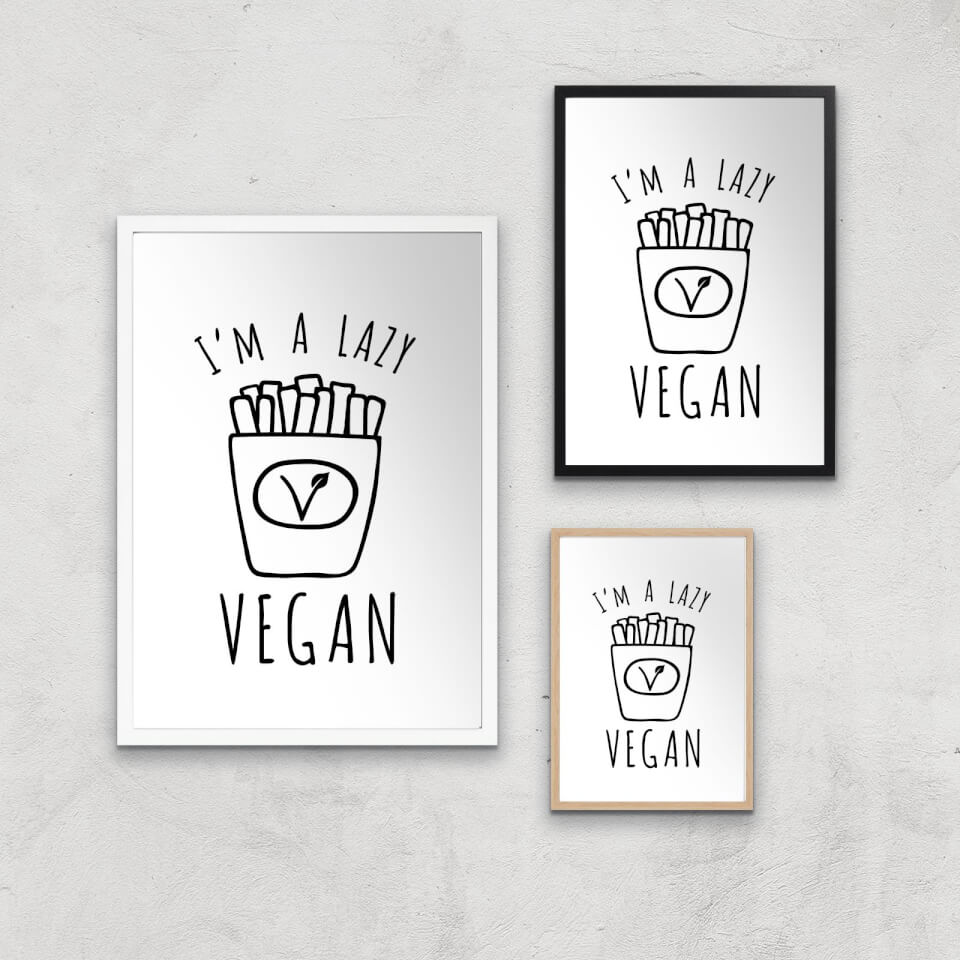 Lazy Vegan Art Print 0