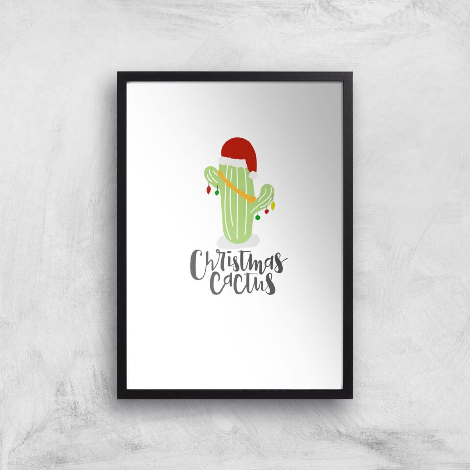 Christmas Cactus Art Print