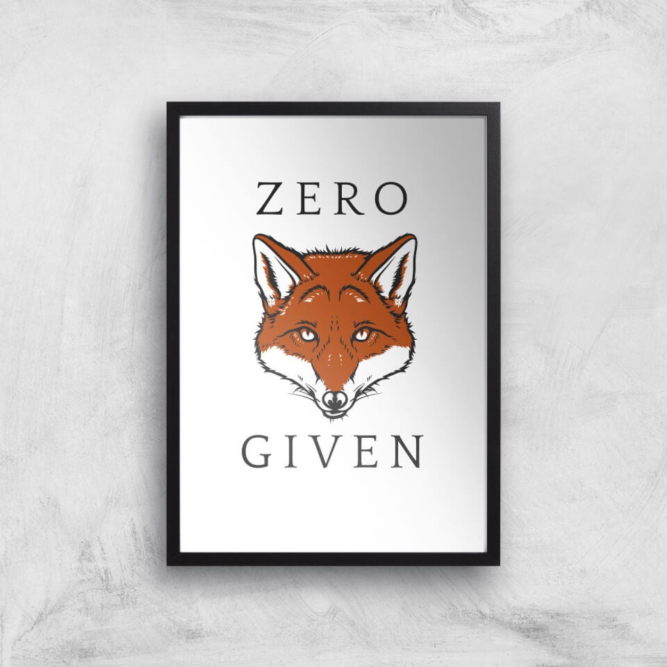 Zero Fox Given Art Print
