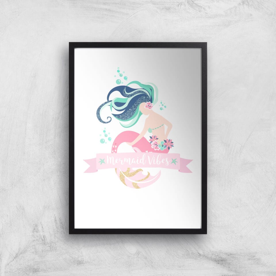 Mermaid Vibes Art Print