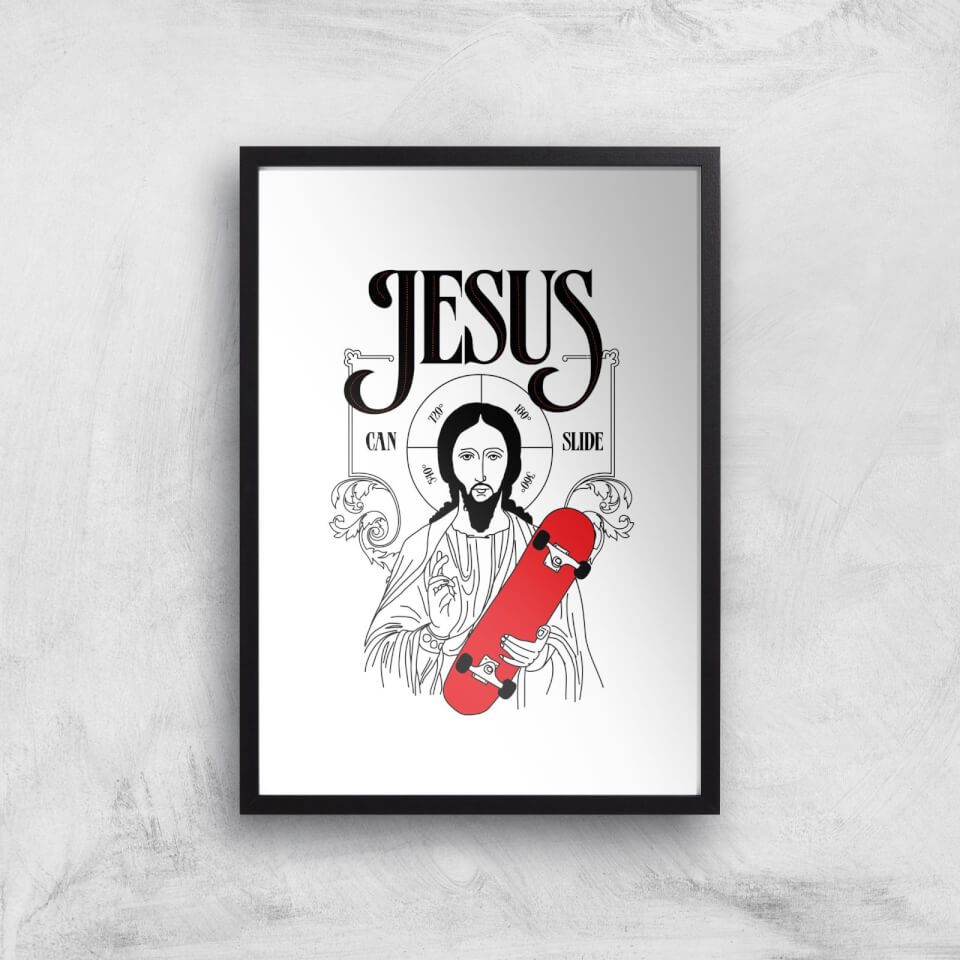 Jesus Can Slide Art Print