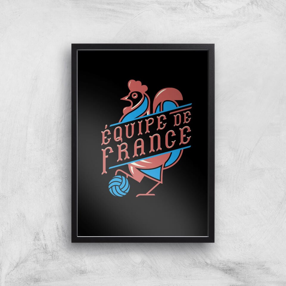 Equipe De France Art Print