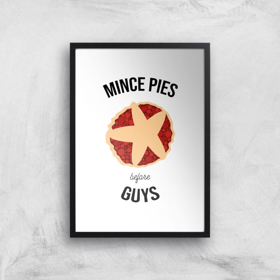 Mince Pies Before Guys Art Print