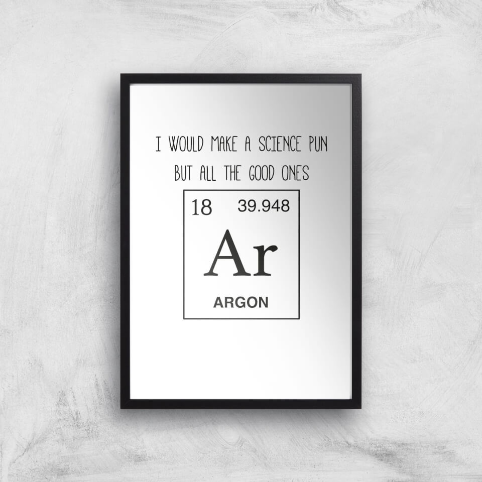 Periodic Pun Art Print