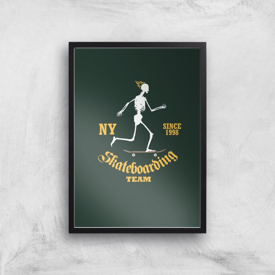 Skateboarding Team Art Print
