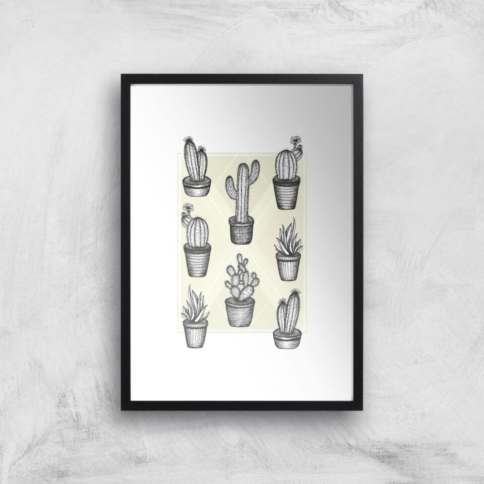 Prickly Friends Art Print