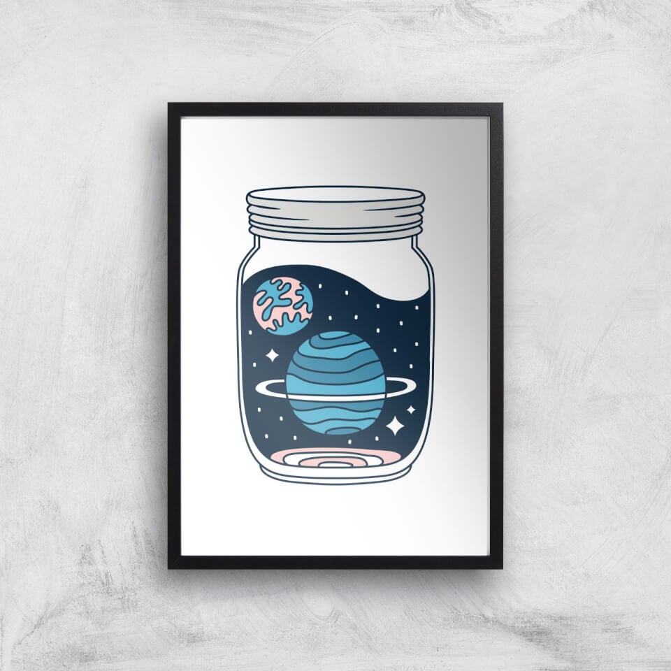 Space Jar Art Print