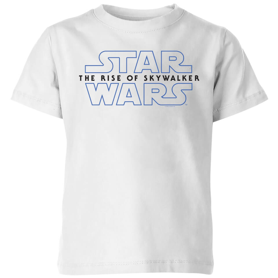 Star Wars The Rise Of Skywalker Logo Kids' T-Shirt - White