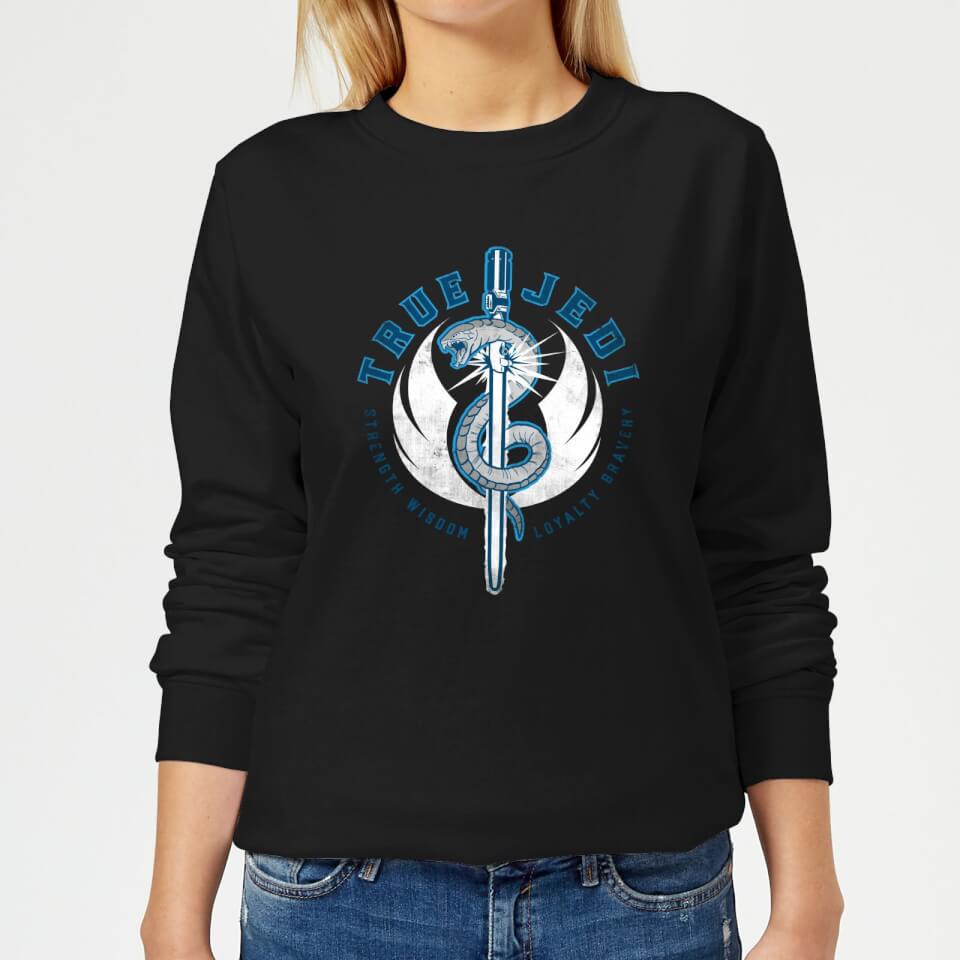 Star Wars The Rise Of Skywalker True Jedi Women's Sweatshirt - Black