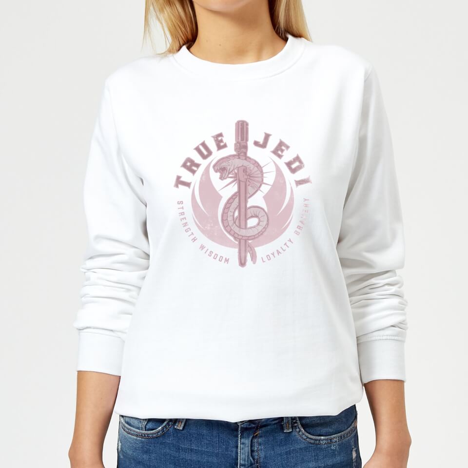 Star Wars The Rise Of Skywalker True Jedi Women's Sweatshirt - White