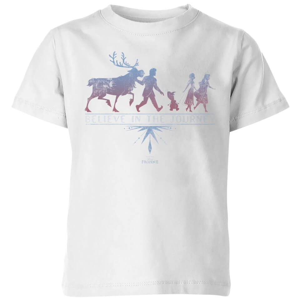 Frozen 2 Believe In The Journey Kids' T-Shirt - White