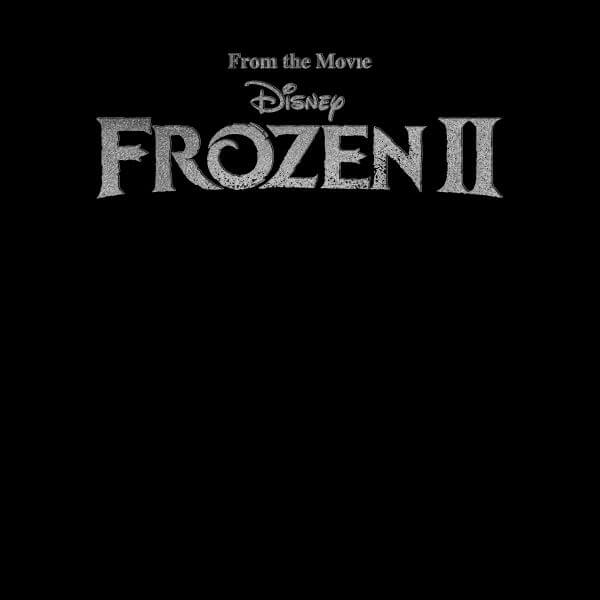 Frozen 2 Title Silver Women's T-Shirt - Black 0