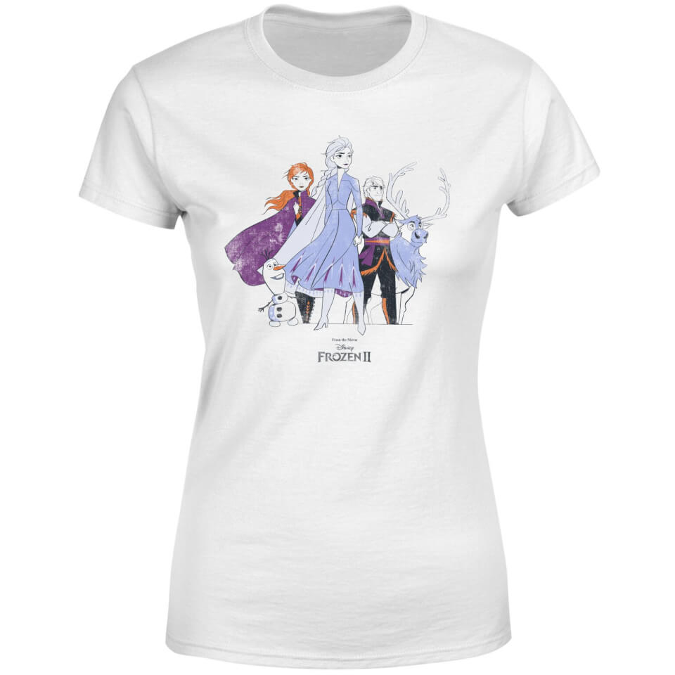 Frozen 2 Group Shot Women's T-Shirt - White 3