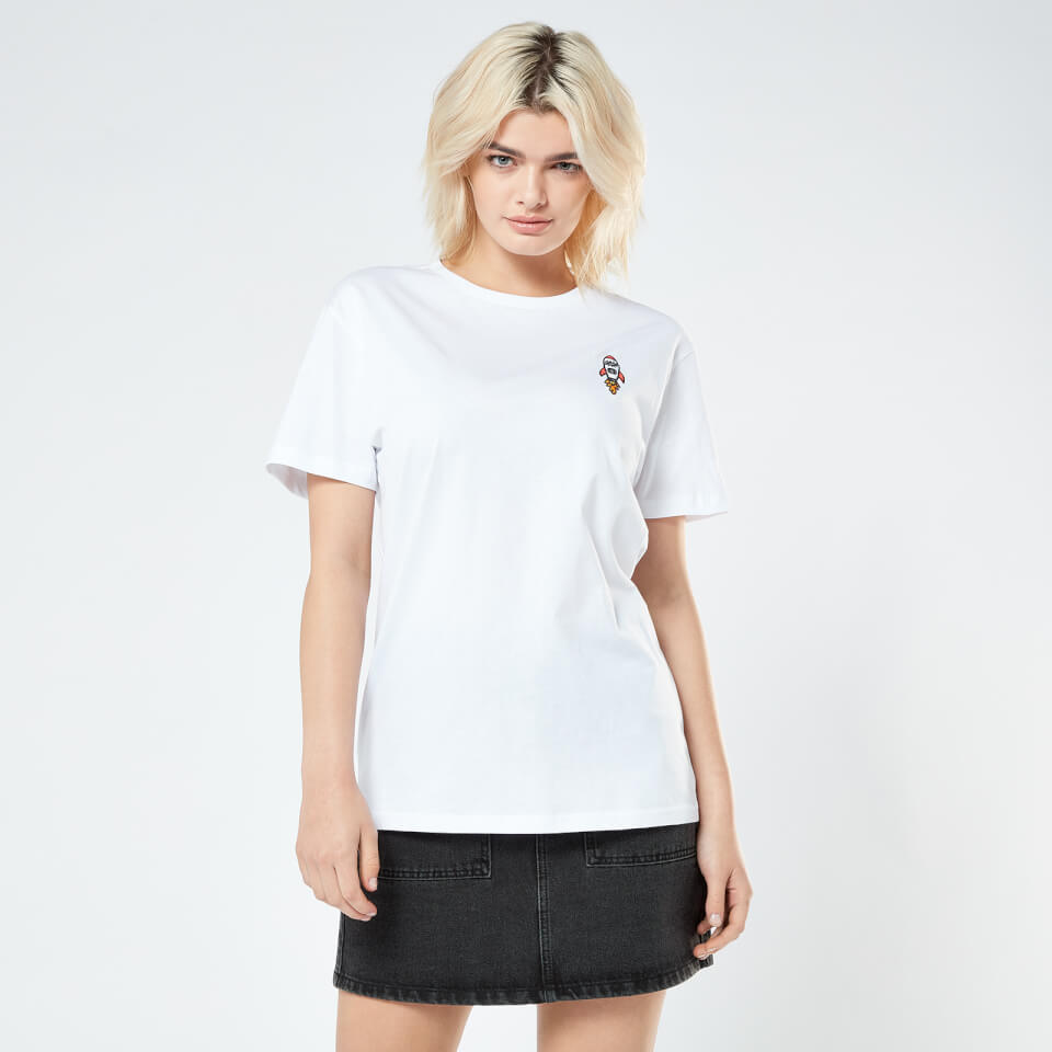 Rocket Unisex Embroidered T-Shirt - White 0