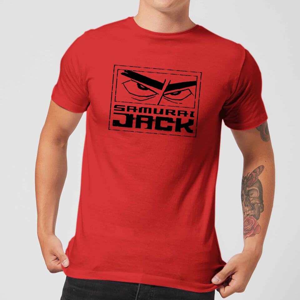 Samurai Jack Stylised Logo Men's T-Shirt - Red