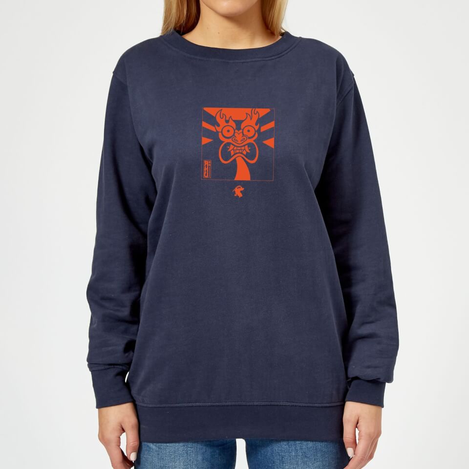 Samurai Jack Aku Kanji Women's Sweatshirt - Navy