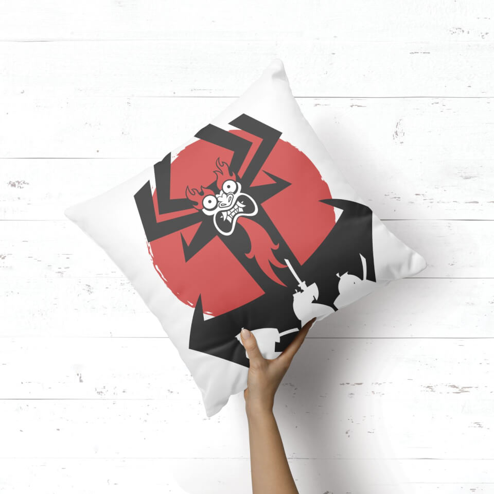 Samurai Jack Aku Square Cushion 1
