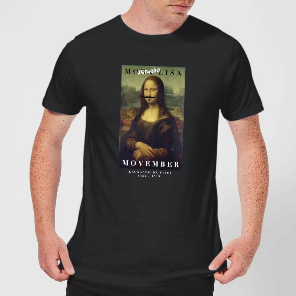 Moustache Lisa T-Shirt - Black