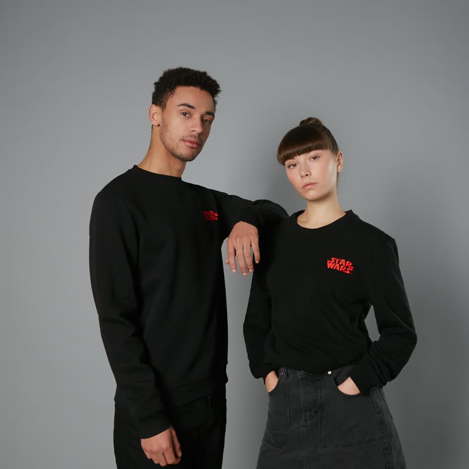 The Rise of Skywalker Dark side Embroidered Unisex Sweatshirt - Black