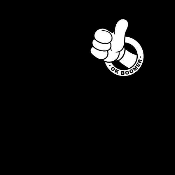 Ok Boomer Thumbs Up Sweatshirt - Black 0