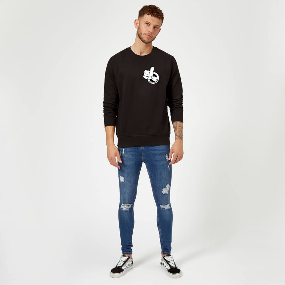 Ok Boomer Thumbs Up Sweatshirt - Black 1