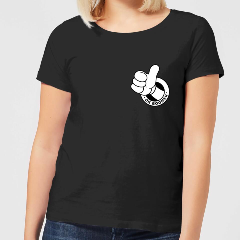 Ok Boomer Thumbs Up Women's T-Shirt - Black