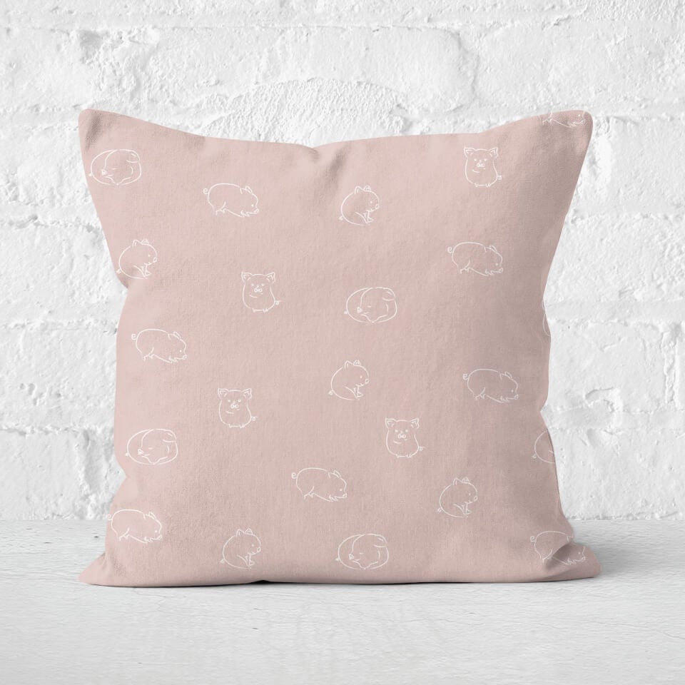 Pigs Square Cushion