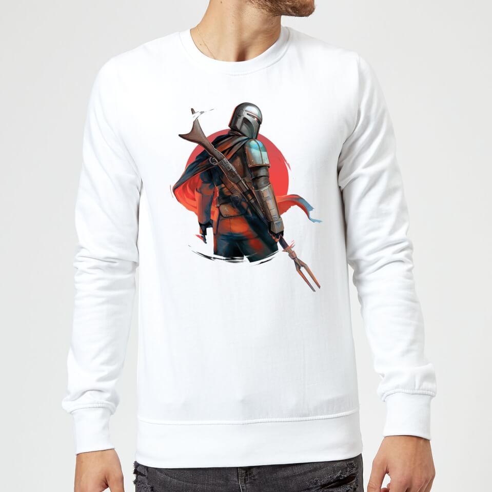 The Mandalorian Blaster Rifles Sweatshirt - White