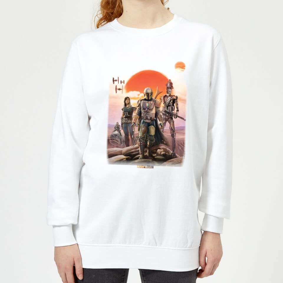 The Mandalorian Warriors Women's Sweatshirt - White