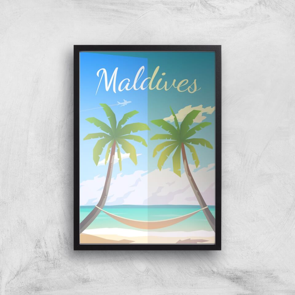 Visit... Maldives Giclée Art Print
