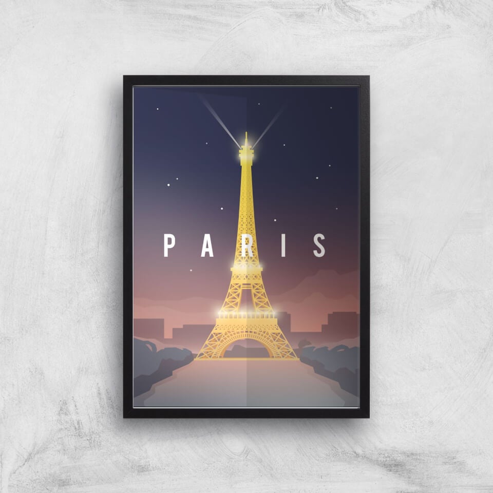 Visit... Paris Giclée Art Print