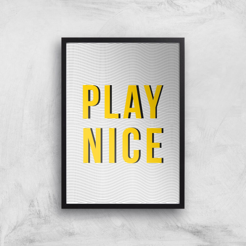 Play Nice Giclée Art Print